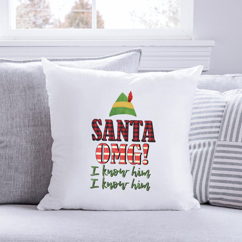 Coussin en polyester Christmas2_1, 20 po x 20 po