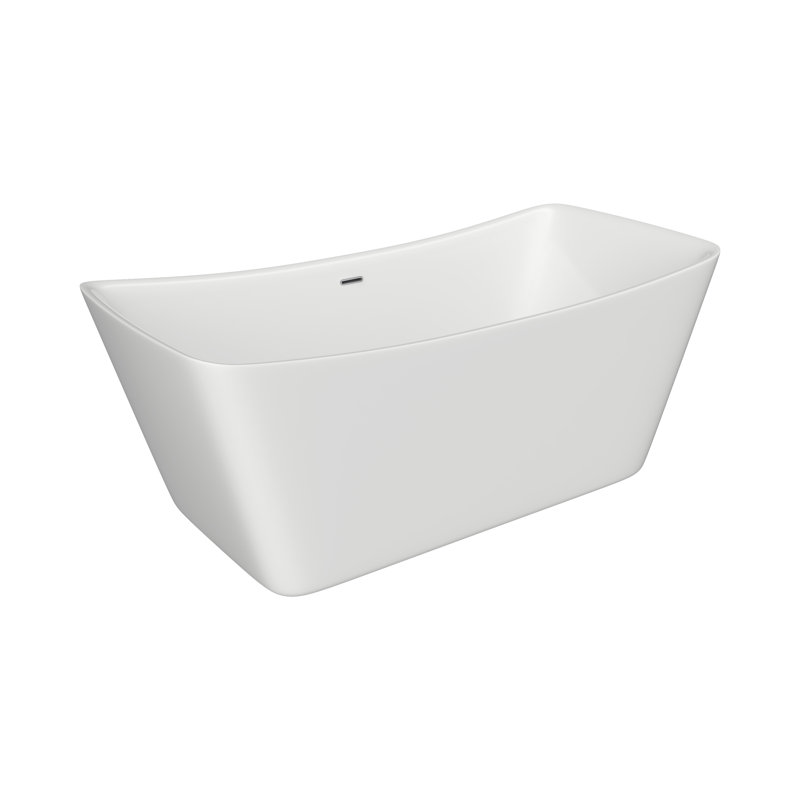 62'' x 29.5'' Freestanding Soaking Acrylic Bathtub