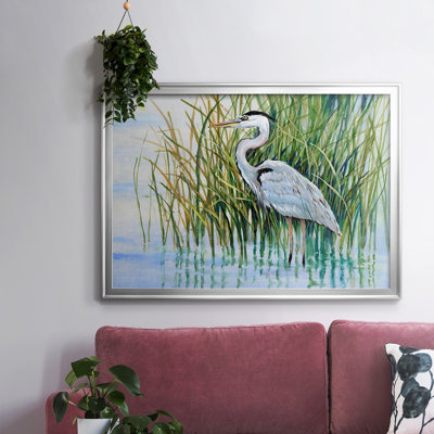" Heron In The Marsh II "