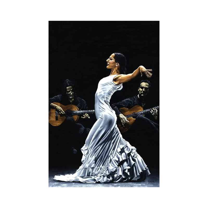 Concentracion Del Funcionamiento Del Flamenco by Richard Young - Wrapped Canvas Print, 66.04 cm H x 45.72 cm W