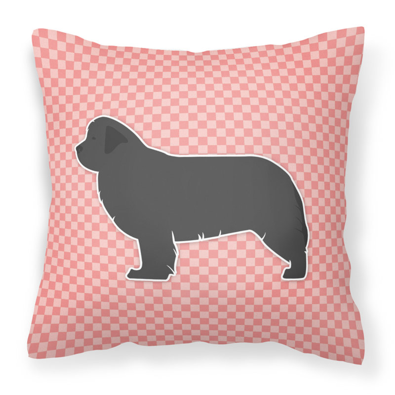 Coussin décoratif intérieur/extérieur terre-neuve, Rose, H 18 po x l 18 po x P 3 po