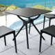 Farrah 31'' Synthetic Laminate Outdoor Dining Table