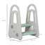 Bellmead Two-Step Stool for Kids Toddlers with Handle for Toilet Potty Training