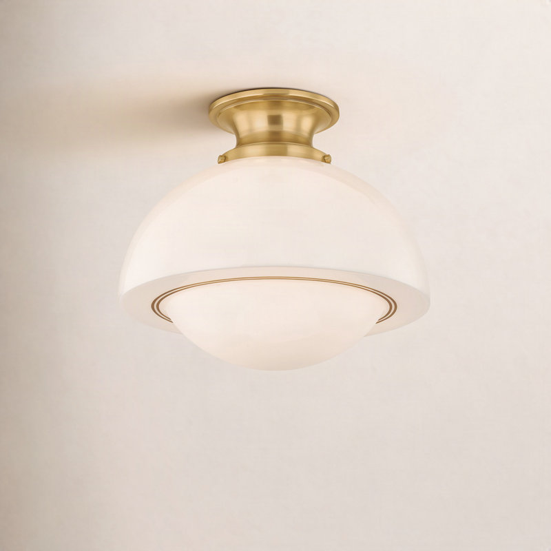 Minnie Single Light Flush Mount, 15