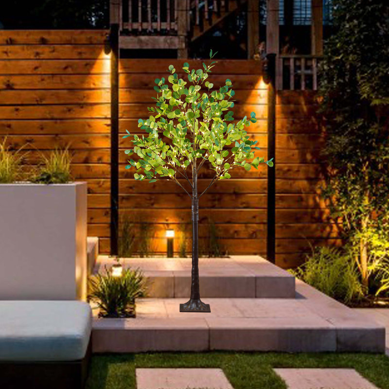 72'' LED Lighted Trees & Branches, Green