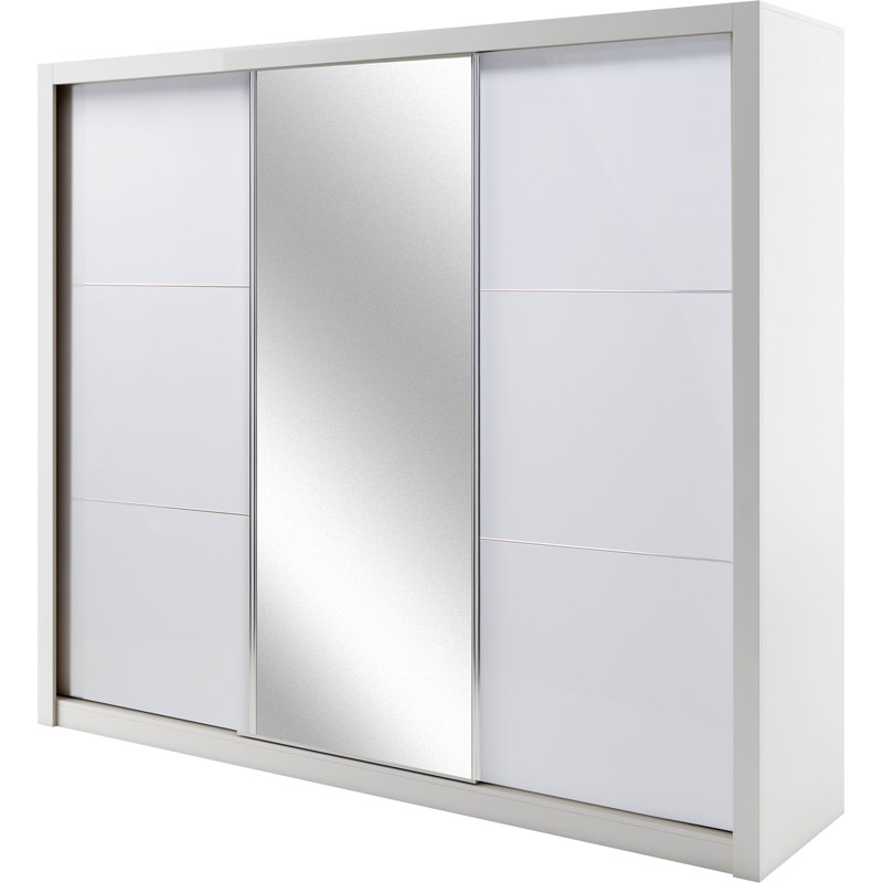Tino 3 Door Manufactured Wood Wardrobe