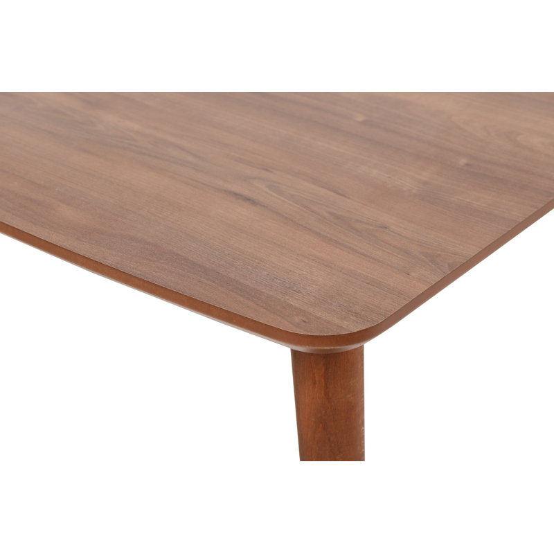 Table basse moderne, couleur noyer, 39,4 x 16,3 x 24,4 pouces | 100% panneau de particules enduit de mélamine, épaisseur: 0,7 pouce | Élégance rustique pour le salon, design élégant et durable, parfait pour tout décor