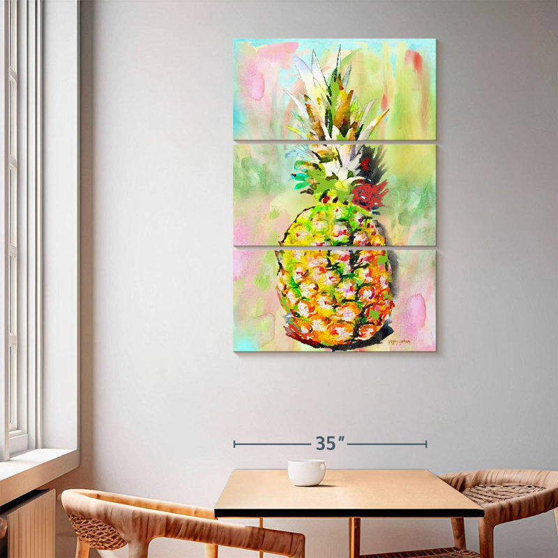 Yarlin Sunshine Pineapple, 65" H x 42" W