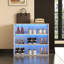 Armoire à chaussures blanche avec DEL - Rangement fonctionnel pour vos chaussures Modern Keep Organized