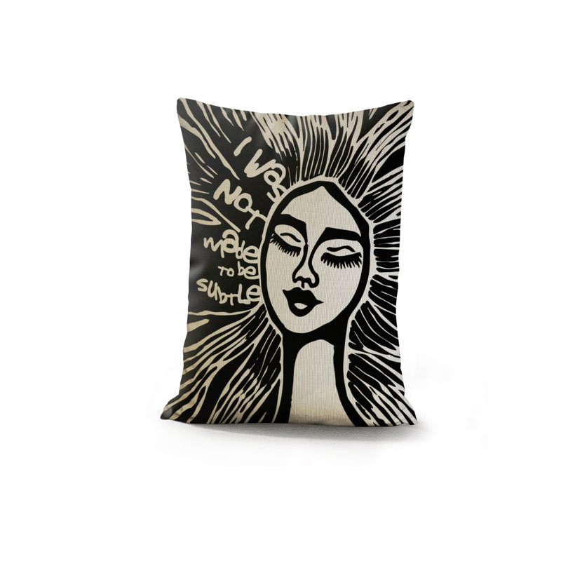 Oreiller en faux bois Roxanne