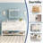  Vela 60" Fully Assembled Single Bathroom Vanity with Engineered Marble Top, Soft Closing and Splash Guard, White