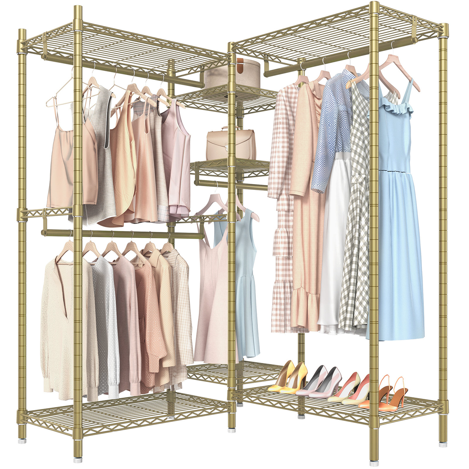 Ashanti-Leigh 45.3'' Clothes Rack