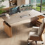 Bureau debout blanc en cuir-828983486