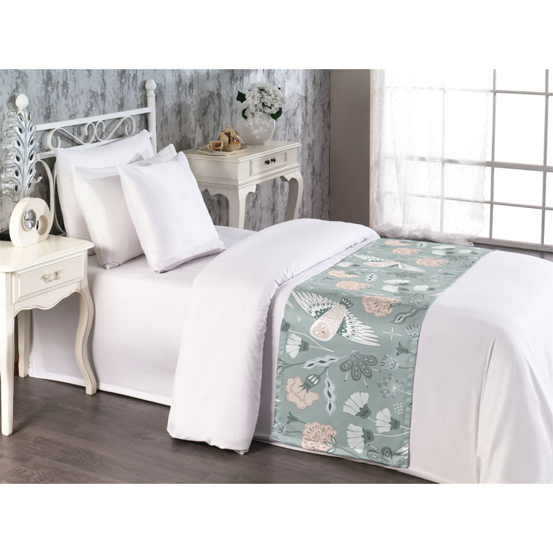 Tapis de lit Ambesonne Birds and Nature, Lit simple