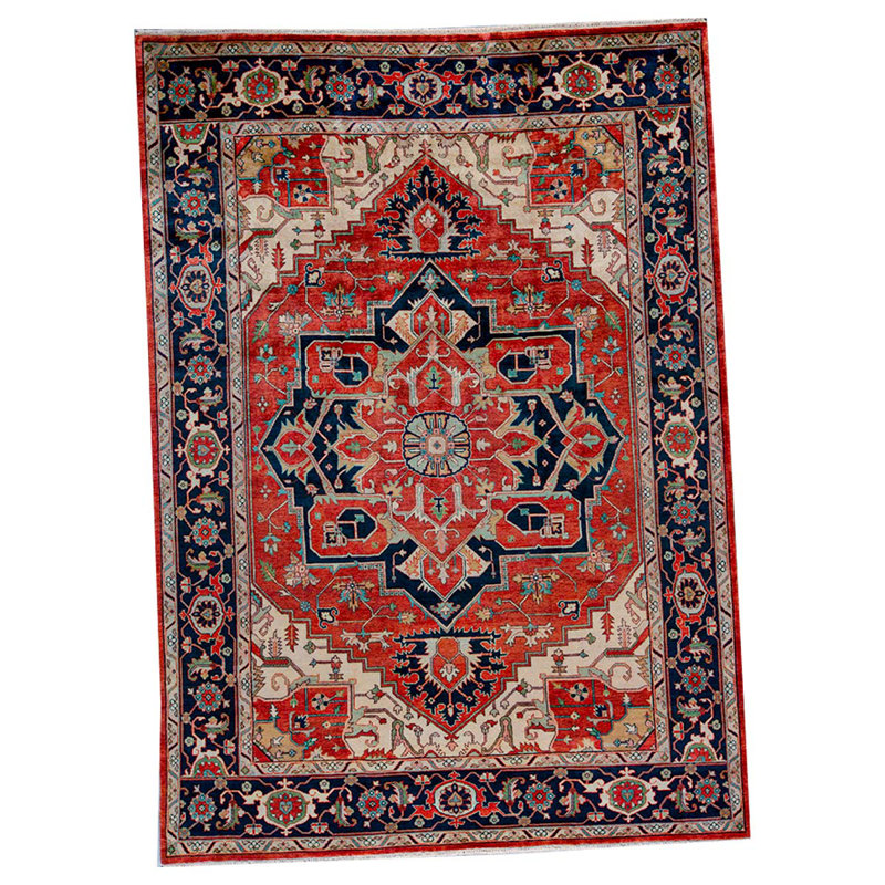Wool Area Rug, Rectangle 10' x 14', No pattern