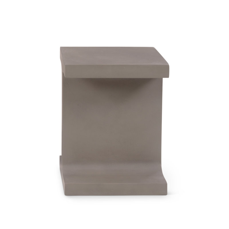 Justin End Table, Dark Grey