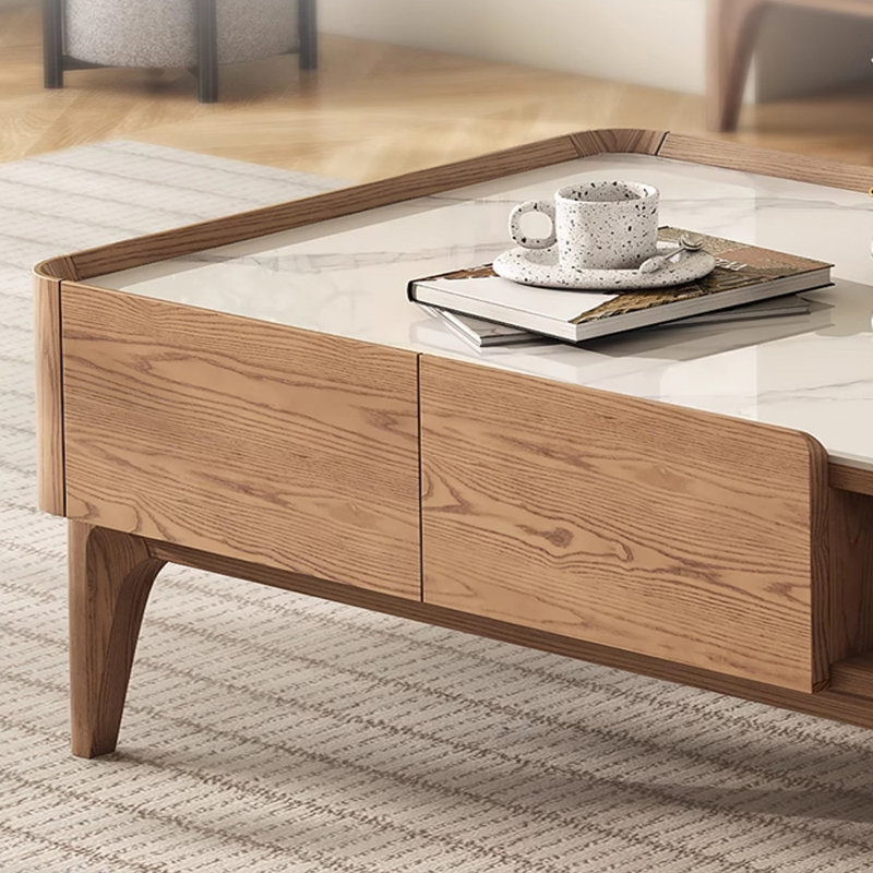 Table basse minimaliste intégrée