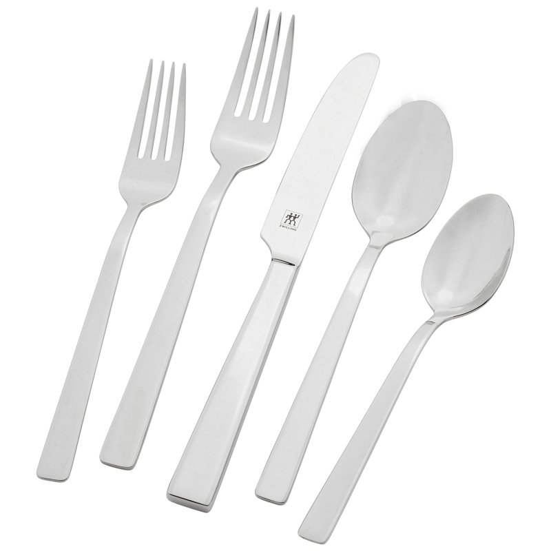 ZWILLING J.A. Henckels ZWILLING KING 45-PC DINNER FLATWARE SET, 18/10 STAINLESS STEEL (POLISHED)