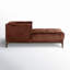 Chaise longue capitonnée Bari-1832250719