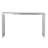 Pangea Home Jaylen Clark Console Table – Modern Entryway & Living Room Console in Brushed Steel