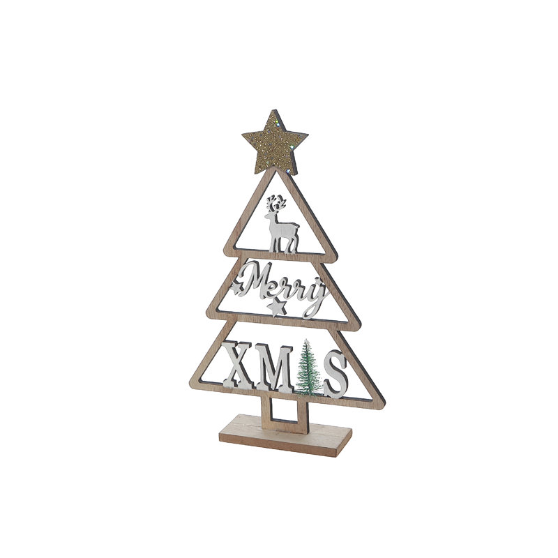 Support d'arbre de Noël en bois