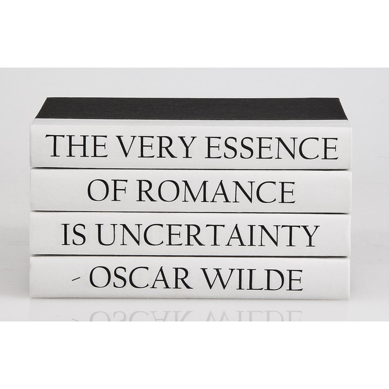 Quote Entertainment Decorative Book