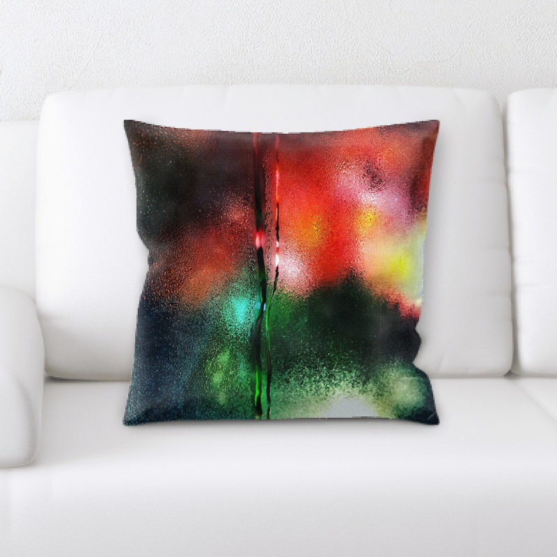 Microsuede Reversible Throw Pillow