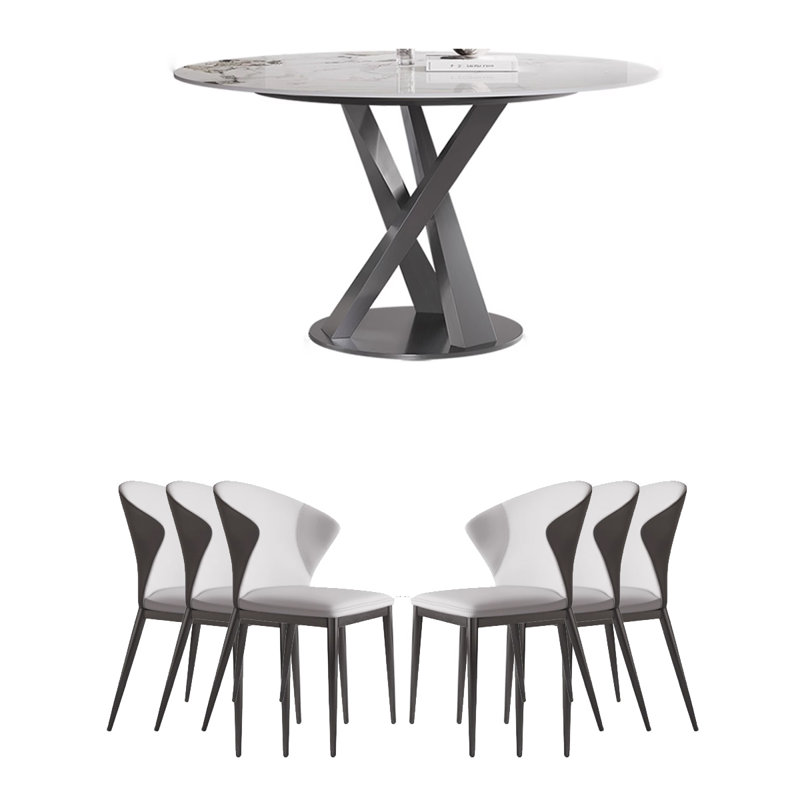 Ensemble de salle à manger italien, 7, H 29,53 po x l 53,15 po x P 53,15 po