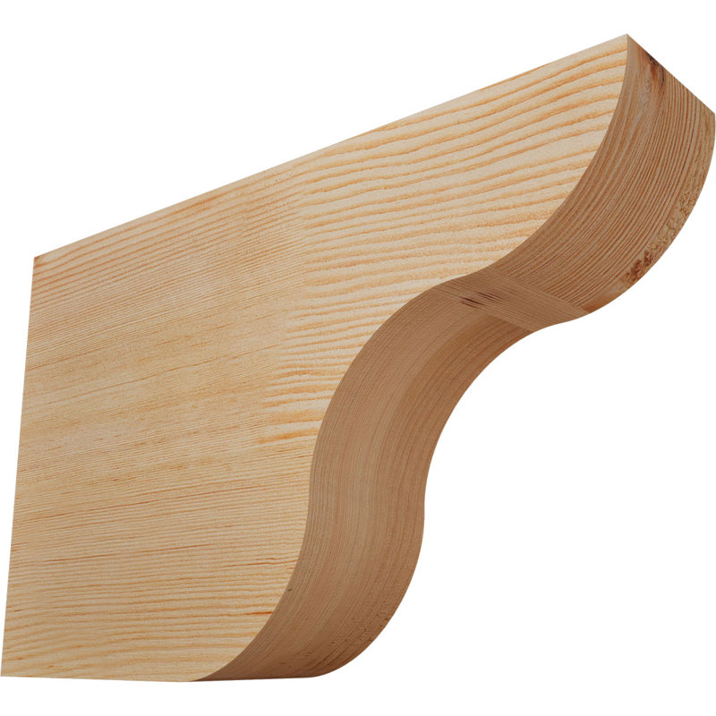 Queue de chevron lisse Carmel, Douglas, H 10 po x l 3 1/2 po x L 16 po