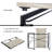 Langport Foldable Steel Writing Desk-361249973