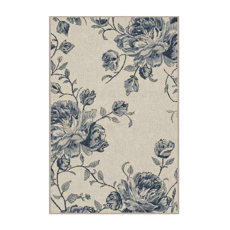Tapis beige traditionnel lavable à la machine Pauleth, 2 x 5