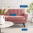 Engage Channel Tufted Fabric Loveseat-1494585365