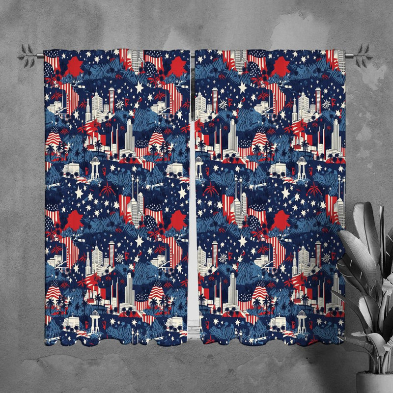 Jhamel Polyester Room Darkening Curtain Pair, L 20 po x L 82 po