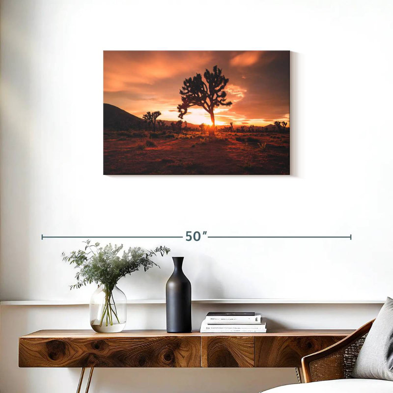 Nicci Joshua Tree Desert Sunset, H 20 po x l 30 po