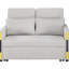 Causeuse-lit en velours de 55,5 po Percy