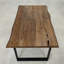 Nielsen Oak Unfinished Solid Wood Top Metal Base Dining Table-1091282854-1091282850