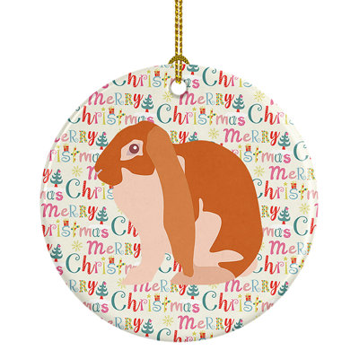 2.8'' Ceramic Animals Hanging Figurine Ornament