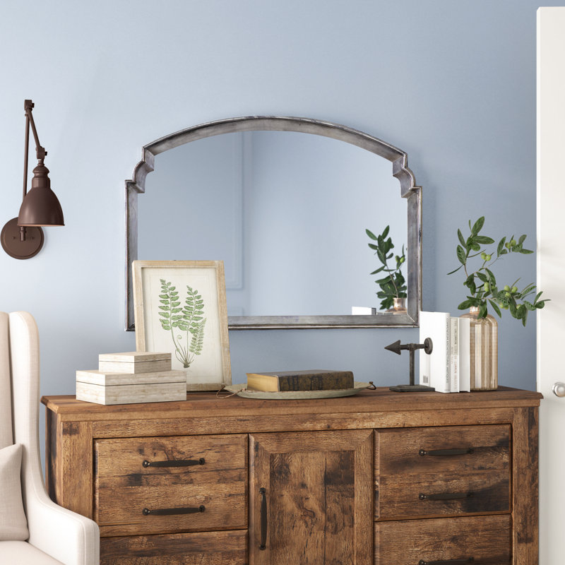 Gemma Wood Flat Wall Mirror