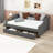 Full Size Upholstered Daybed with Two Drawers-760168306