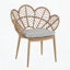Chaise d'extérieur en osier, ensemble de 2