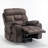 Recliners for Adults - 26in Wide Electric Lift Massage Chair | Velvet | Walnut Brown-2065416080