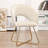 Modern Velvet Makeup Accent Chair Upholstered Barrel Chair-87082133