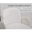 Upholstered Counter Stool with Metal Frame-124020764