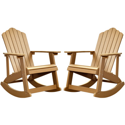 Chaise Adirondack berçante d'extérieur FCR2