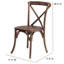 Chaise d'appoint en bois massif-6007915