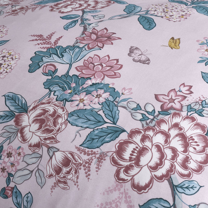 Peony Gardens Duvet Cover Set, 220 x 230cm Duvet Cover + 2 Standard Pillowcases
