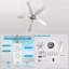Ventilateur de plafond 52 pouces 52 pouces