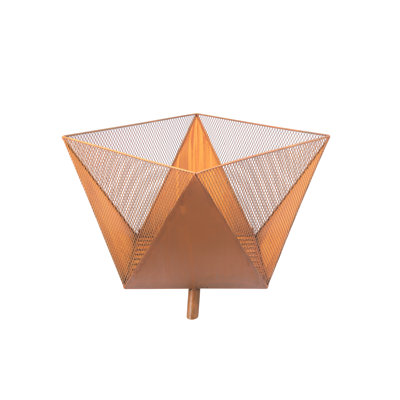 Roquemore Square Iron Smokeless Fire Pit