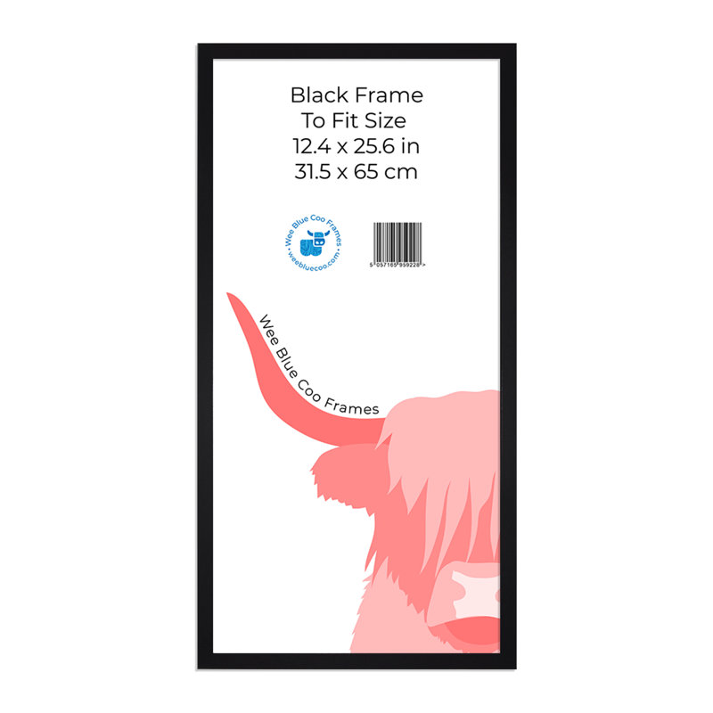 Picture Frame, Black, 25.5cm H x 25.5cm W