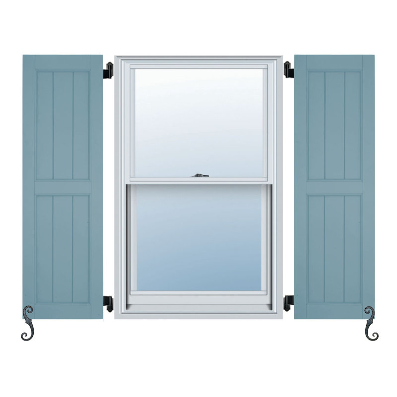Paire de volets et de lattes Atlantic, Port, 12 po, 47 po